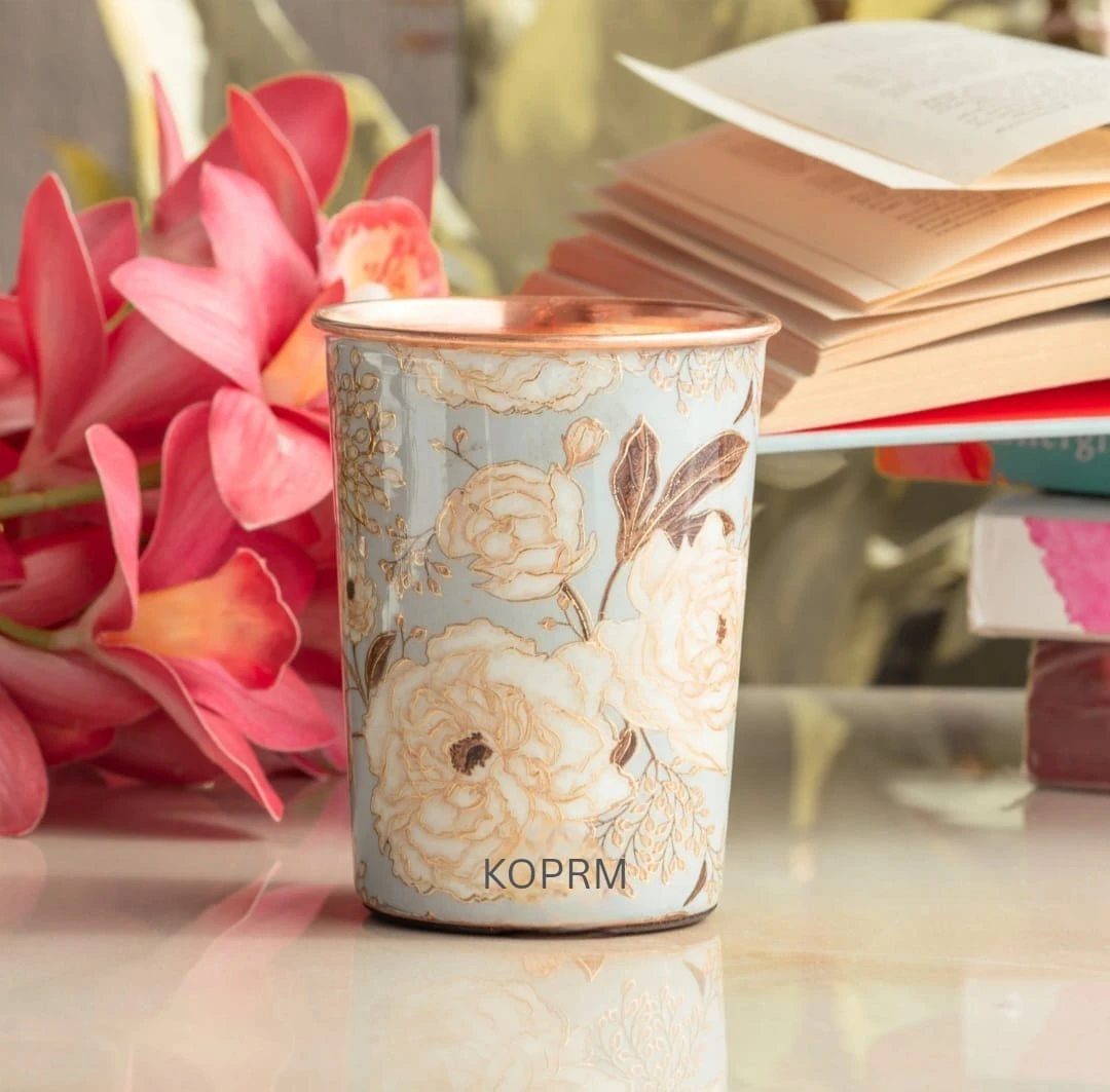 3D Meena Copper Glass