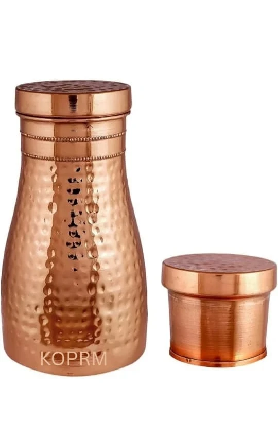 Bedroom Hammered Jar (Inbuilt Glass)